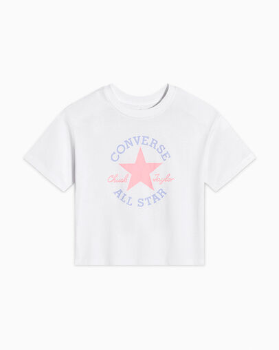 Chuck Taylor Patch Boxy T-Shirt White, Front View