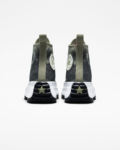 Run Star Hike Platform Desert Floral Surplus terrain clair/Noir, Heel View