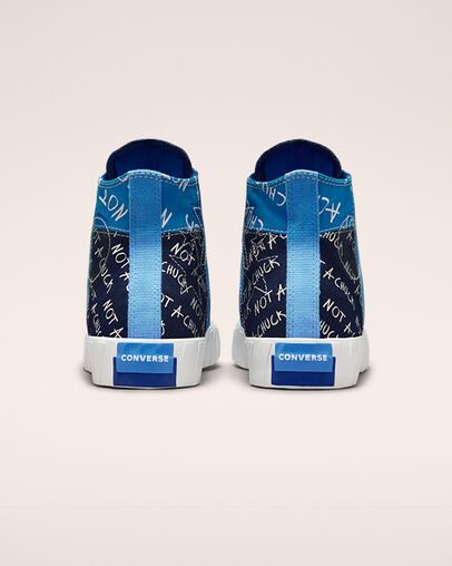 Patchwork UNT1TL3D University Blue/Midnight Navy, Heel View