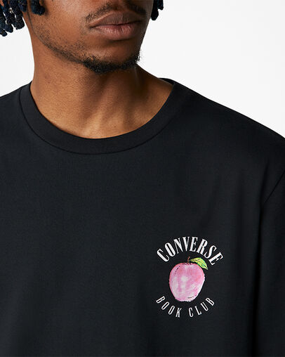 Book Club Graphic T-Shirt Black, Detail View