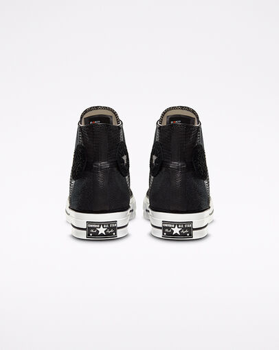 Converse x ROKIT Chuck 70 Black/White/Black, Heel View