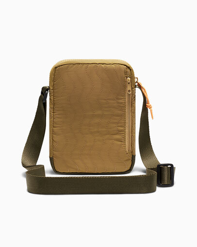 Winterized Cross Body Bag Cosmic Turtle/Forrest Shelter, Detail View