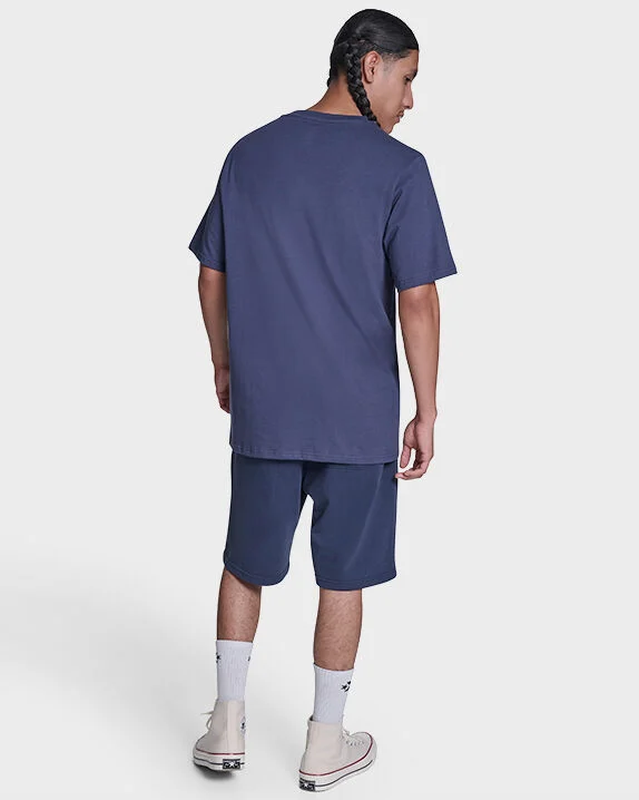 Broken Glass T-Shirt Converse Navy