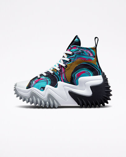 Run Star Motion CX Platform '90s Marbled Black/Ash Stone/White, Inner Side View