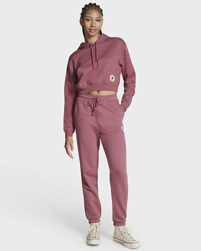 Chuck Taylor All Star Cropped Hoodie Royal Flushed, Back View