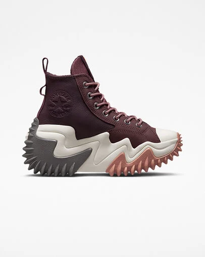 Run Star Motion CX Platform Counter Climate Black Cherry/Dark Wine/Egret, Outer Side View