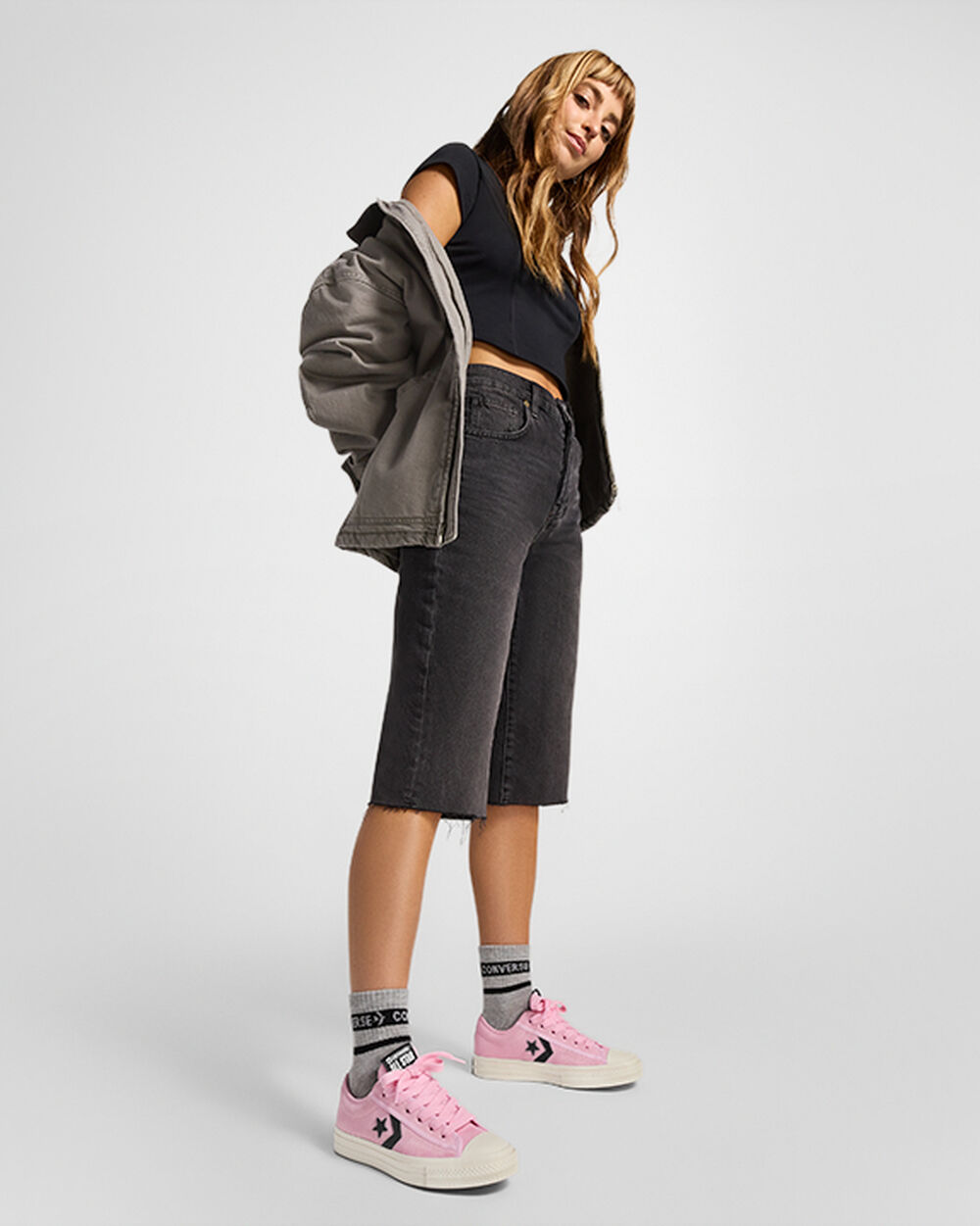 Converse Converse Star Player sneaker tongue tied/egret/shadow woods