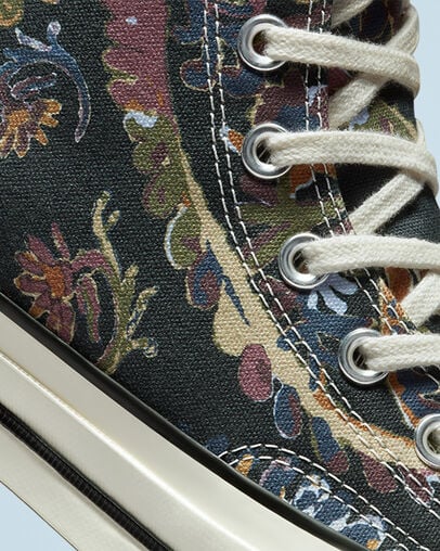 Fall Florals Chuck 70 Burdeos intenso/Negro/Trigo, Detail Angle View
