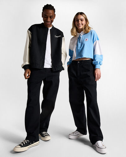 Go-To Harbor Pants Converse Black, Back View