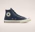 Chuck 70 Converse Color Leather Bleu nuit marine/Aigrette/Noir