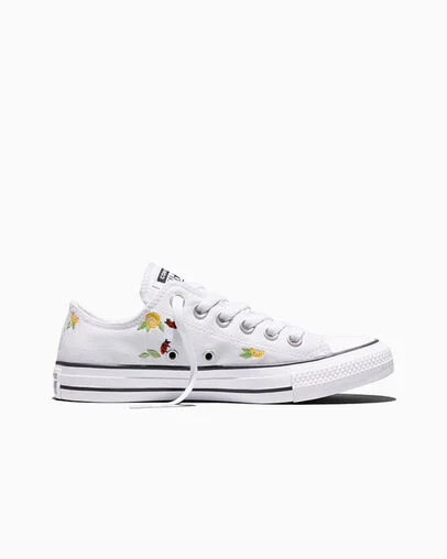 Chuck Taylor All Star Picnic White/Black/Sunny Outlook, Outer Side View
