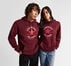 Converse Go-To All Star Patch Standard-Fit Fleece Pullover Hoodie Deep Bordeaux