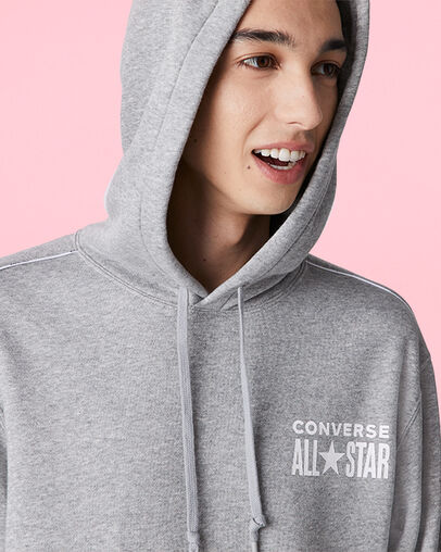 Mens All Star Track Pullover Sweatshirt Vgh, Back View