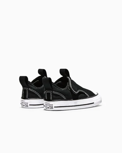 Chuck Taylor All Star Malden Street Slip Black/White/Black, Heel View