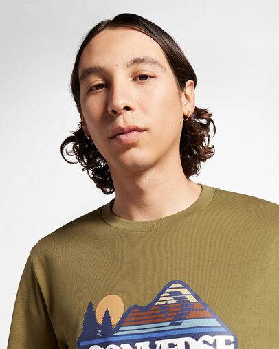 All Star Mountain Graphic T-Shirt Cosmic Turtle, Detail View