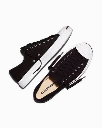 Jack Purcell Canvas Black/White/Black, Angled View