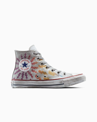 Chuck Taylor All Star Lightning Bolt Gris clair tonnerre, Outer Side View