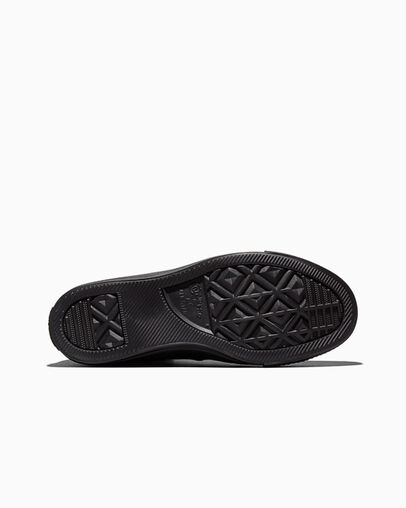 Chuck Taylor All Star Leather Monocromo negro, Outsole View