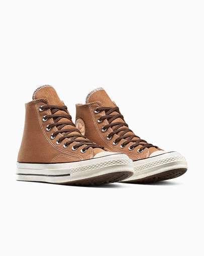 Chuck 70 Houndstooth Lining Incensed/Grounded/Egret, Top and Side View