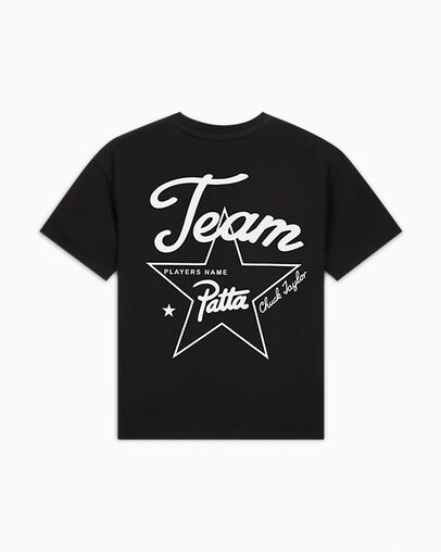 Converse x Patta Gold Standard T-Shirt Converse Black, Back View