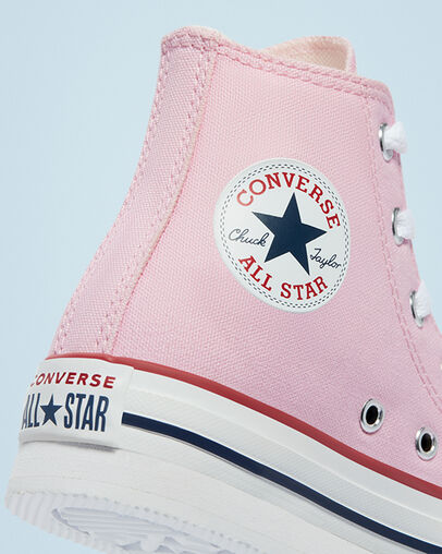 Converse Color EVA Platform Chuck Taylor All Star Pink Glaze/Wei&szlig;/Pink Glaze, Detail Angle View