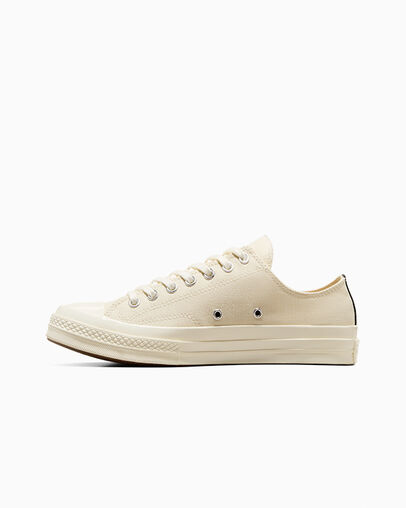 Converse x Comme des Gar&ccedil;ons PLAY Chuck 70 Milk/White/High Risk Red, Inner Side View