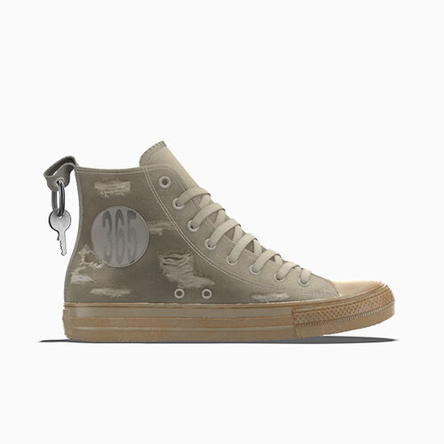 Converse Custom Chuck Taylor All Star Charli Xcx By You Brown Rice – A18448CFA25_brownrice