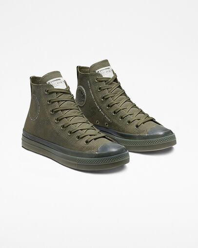 Chuck Taylor All Star CX Global Patch Logo Utility/Vintage White/Papyrus, Angled View