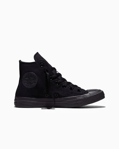 Chuck Taylor All Star Noir monochrome, Outer Side View