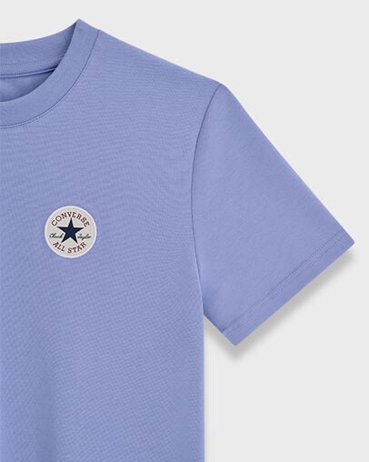 Chuck Taylor Patch T-Shirt Very Peri Purple, Full Body View