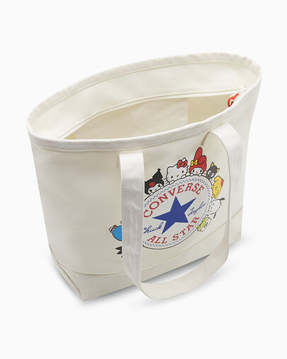Converse x Hello Kitty And Friends Tote Bag Egret, Detail View