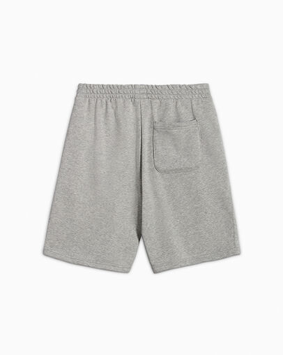 Go-To Standard Fit 9" Fleece Shorts Vintage Grey Heather, Back View