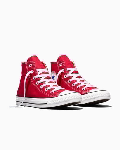 Chuck Taylor All Star Canvas Red, Top and Side View