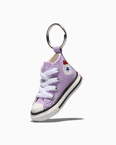 Converse x Hello Kitty And Friends Chuck Taylor All Star Keychain Purple/White/Black, Front View