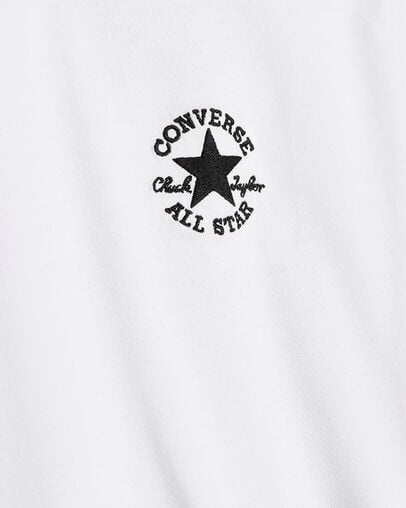 Chuck Taylor Patch T-Shirt Wei&szlig;, Full Body View