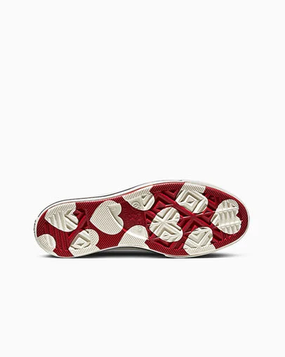 Chuck Taylor All Star Lift Platform Valentine's Day Black/Egret/Days Ahead Red, Outsole View