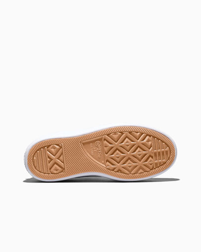 Chuck Taylor All Star Move Canvas Platform White/White/White, Outsole View