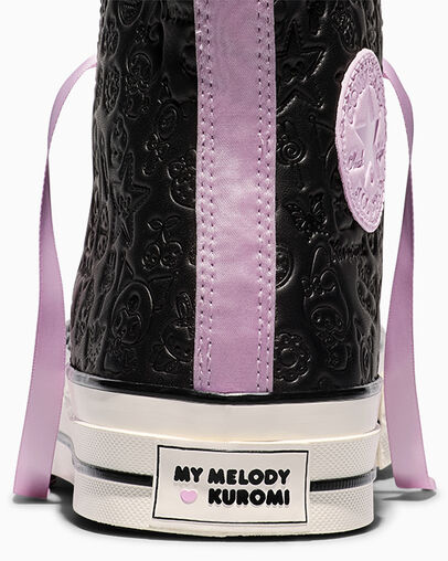 Converse x Hello Kitty&reg; and Friends Chuck 70 My Melody&trade; & Kuromi&trade; Black/Egret/Brown, Detail Angle View