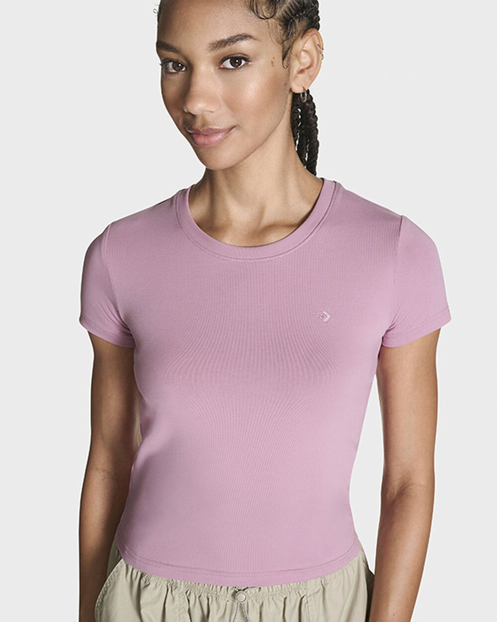 Thumbnail - Star Chevron Slim Cropped T-Shirt