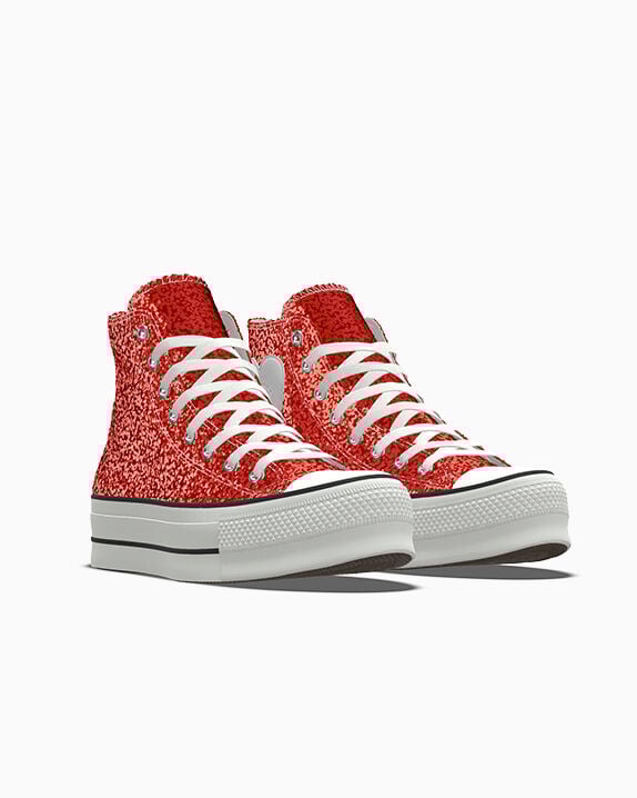 Custom Chuck Taylor All Star Lift Platform Glitter By You