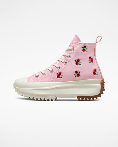 run star hike converse embroidered floral