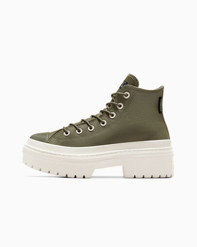 Chuck Taylor All Star Lugged Heel Platform Waterproof Utility/Garza/Negro, Inner Side View