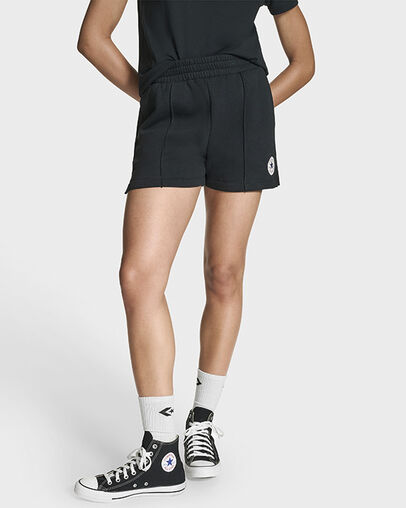 Chuck Taylor Patch Shorts Black, Front View