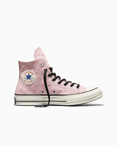 Chuck 70 Stars New Found Bloom Pink/Egret/Black, Outer Side View