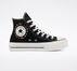 It's Okay To Wander Platform Chuck Taylor All Star Zwart/Vintage White/Multi