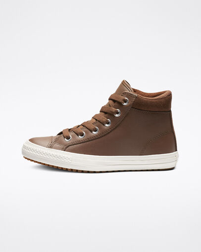 Chuck Taylor All Star Padded Collar High Top Marrone castagna/Caramello bruciato, Inner Side View