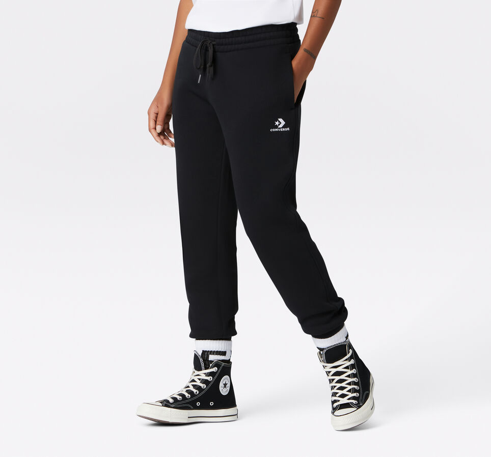Pantalon de jogging Star Chevron brod&eacute; Noir Converse
