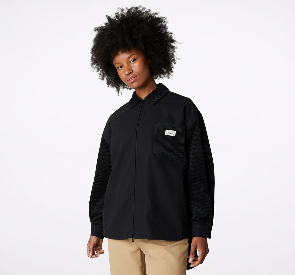 Camiseta Corduroy Layering Negro Converse