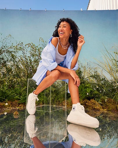 Converse Cruise Egret/Egret/Egret, Detail Angle View