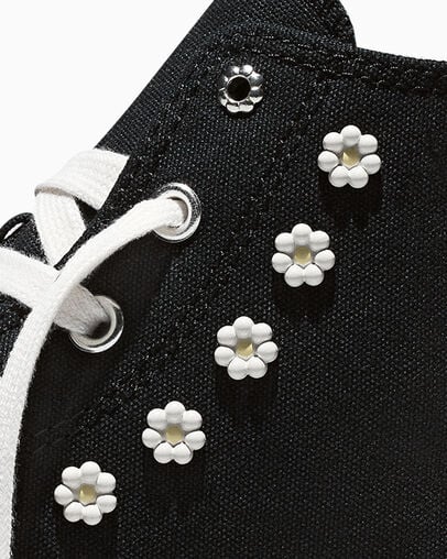 Chuck Taylor All Star Beaded Black/Vintage White/Black, Detail Angle View